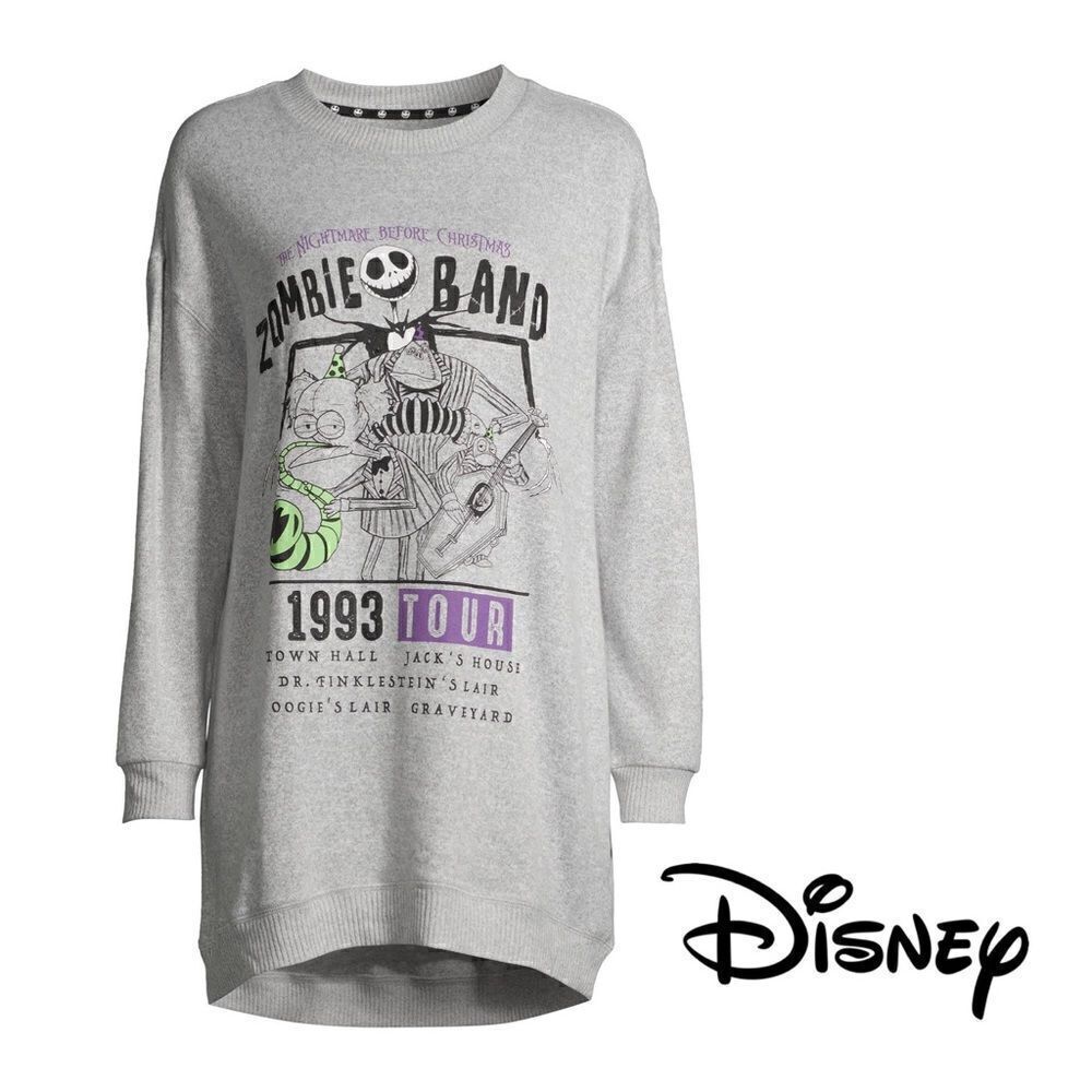 Disney Women'sΒ Nightmare Before ChristmasβPajamaβSleepβShirtββTheβBandβββ¦